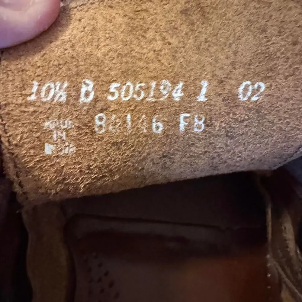 Florsheim Outdoorsman Brown Leather Boat Shoes Men’s 10.5 Moc Toe Casual